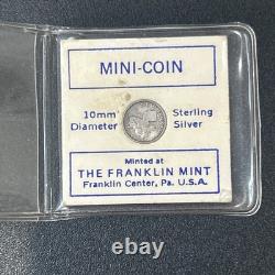New Jersey Franklin Mint Sterling Silver States Of The Union Mini Coin