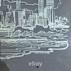 New York Sterling Silver Silhouette Franklin Mint William Ressler 1977