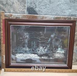 New York Sterling Silver Silhouette Franklin Mint William Ressler 1977