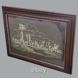 New York Sterling Silver Silhouette Franklin Mint William Ressler 1977