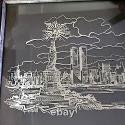 New York Sterling Silver Silhouette Franklin Mint William Ressler 1977