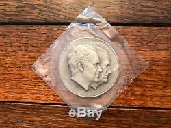 Nixon Agnew 1973 Inaugural Medal Sterling Silver Franklin Mint Medal 6.4 oz troy