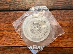 Nixon Agnew 1973 Inaugural Medal Sterling Silver Franklin Mint Medal 6.4 oz troy