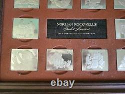 Norman Rockwell FONDEST MEMORIES solid Sterling Silver 10x. 925 First Edition