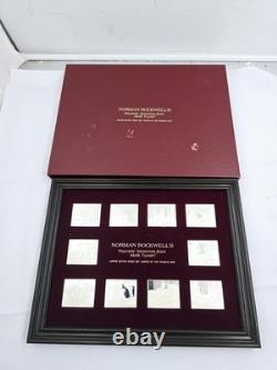 Norman Rockwell Favorite Moments Mark Twain Sterling Silver Proof Set