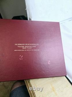 Norman Rockwell Favorite Moments Mark Twain Sterling Silver Proof Set