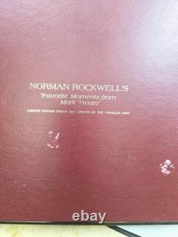 Norman Rockwell Favorite Moments Mark Twain Sterling Silver Proof Set