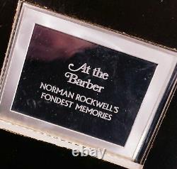 Norman Rockwell Sterling Silver Fondest Memories 10 Bar Complete Set