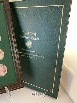 Norman Rockwell The Official Girl Scout Medals Sterling Silver Franklin Mint