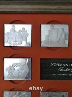 Norman Rockwell's 1973 Fondest Memories 10 Ingots, 31 Troy Ounces Sterling Sil