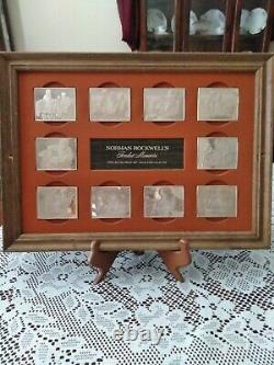 Norman Rockwell's 1973 Fondest Memories 10 Ingots, 31 Troy Ounces Sterling Sil