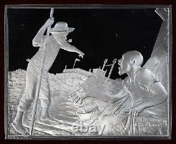 Norman Rockwell's Favorite Moments From Mark Twain 10 Sterling Silver Bars