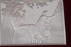 Norman Rockwell's Favorite Moments Mark Twain Limited Edition Proof Set STERLING