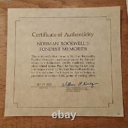 Norman Rockwell's Fondest Memories First Edition Sterling Silver Proof Set withCOA