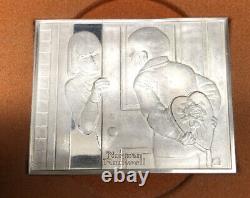 Norman Rockwell's Fondest Memories Sterling Silver Proof Ingots Franklin Mint