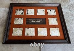 Norman Rockwell's Fondest Memories Sterling Silver Proof Set Solid