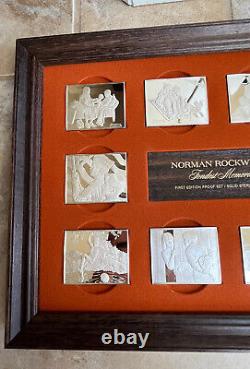 Norman Rockwell's Fondest Memories Sterling Silver Proof Set Solid