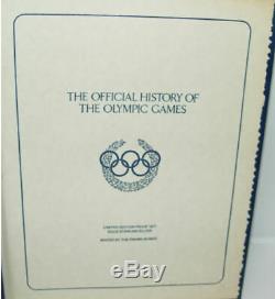 Official History of the Olympic Games Sterling Silver 50 Rounds Ounce Franklin