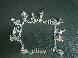 Original Franklin Mint Circus charm bracelet