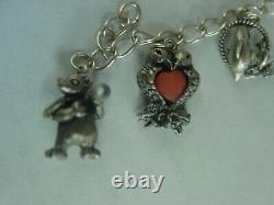 Original Franklin Mint Circus charm bracelet