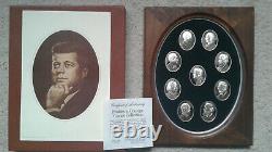 PROFILES IN COURAGE CAMEO COLLECTION Limited Edition STERLING SILVER COINS Book