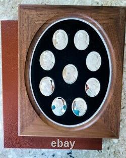 PROFILES IN COURAGE CAMEO COLLECTION Limited Edition STERLING SILVER COINS SET