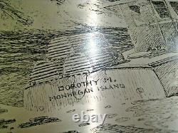 Pair of Jamie Wyeth Etchings on Sterling Silver for Franklin Mint