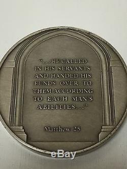 Parables of Jesus Medal Set- Pietro Montana Franklin Mint Sterling SIlver