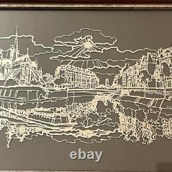 Paris Original Sterling Silver Silhouette William Ressler Franklin Mint Limited