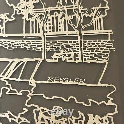 Paris Original Sterling Silver Silhouette William Ressler Franklin Mint Limited