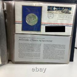 Postmasters First Day Covers'71 Sterling Medallic 11 Coins in Booklet COA