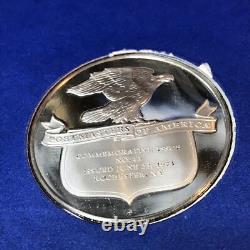 Postmasters Of America 1973 #43 Rochester, NY Sterling Proof FRANKLIN MINT