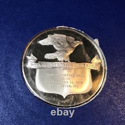 Postmasters Of America 1973 #43 Rochester, NY Sterling Proof FRANKLIN MINT