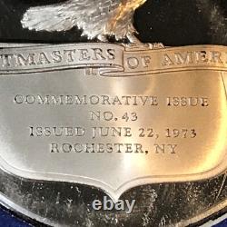 Postmasters Of America 1973 #43 Rochester, NY Sterling Proof FRANKLIN MINT