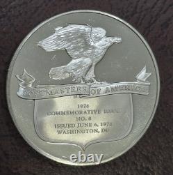 Postmasters Of America 1974 Commemorative Issue #8 Proof Sterling Silver Coin