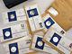 Postmasters Of America 21 Medallic First Day Covers 1974 Sterling Silver Set