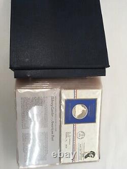 Postmasters Of America 24 Medallic First Day Covers 1972 Sterling Silver set