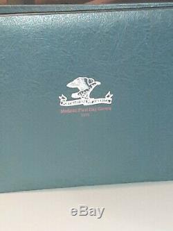 Postmasters of America Medallic First Day Covers 1979-1980. Sterling Silver Coins