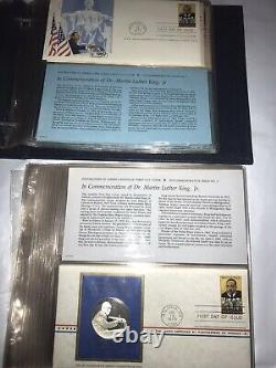 Postmasters of America Metallic First Day Covers 1979 Sterling Silver 6 Medals