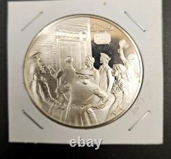 Postmasters of America Sterling Silver Medal Coins. Franklin Mint. Lot of Ten