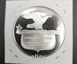 Postmasters of America Sterling Silver Medal Coins. Franklin Mint. Lot of Ten