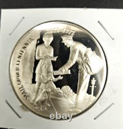 Postmasters of America Sterling Silver Medal Coins. Franklin Mint. Lot of Ten