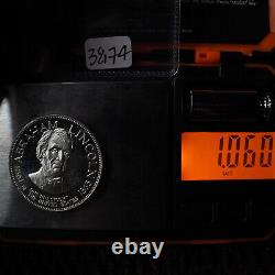 President Abraham Lincoln Franklin Mint 1oz 925 Sterling Silver round C3874