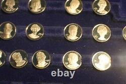 Presidents & First Ladies the USA Franklin Mint Sterling Silver 65 Mini coins