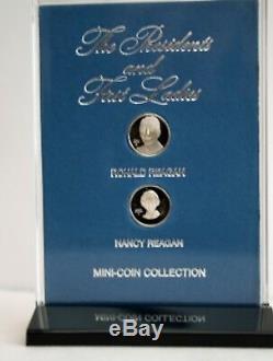 Presidents and First Ladies Mini Solid Sterling Silver Proof Set through Reagan