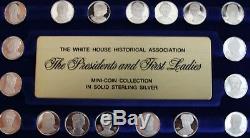 Presidents and First Ladies Mini Solid Sterling Silver Proof Set through Reagan