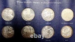 RARE 52 Sterling Silver The Medallic History of The Jewish People Judaic Society