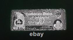 RARE Franklin Mint Limited Edition World's Greatest Banknotes in Silver 50 Peice