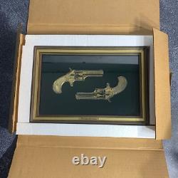 RARE! Franklin Mint Remington No. 1 Smoot 24k Gold Sterling Silver Silhouette