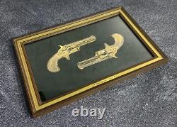 RARE! Franklin Mint Remington No. 1 Smoot 24k Gold Sterling Silver Silhouette